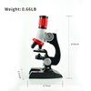 Science Kits for Kids Beginner Microscope with LED 100X 400X and 1200X-Include Sample Prepared Slides (1)