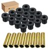 Huskey Club Car DS Golf Cart Front & Rear Leaf Spring Bushing Kit for 1981-Up Models, Replaces OEM Sleeve Part No#: 1012303 and Bushing Part No#: 1015583
