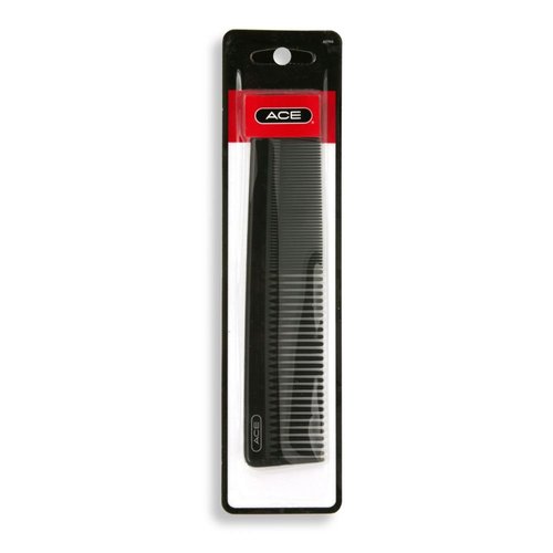 Ace Classic Dressing Hair Comb, Black, 7.5 Inch