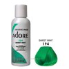 Adore Semi Permanent Hair Color - Vegan and Cruelty-Free Green Hair Dye - 4 Fl Oz - 194 Sweet Mint (Pack of 1)