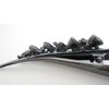 Generic Dark blue bows dark silver metal alligator hair claw clip with crystals