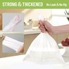 LimonLaviu Small Trash Bags 4 Gallon, 100 Count Small Garbage Bags Bathroom Trash Bags White Trash Bags Trash Can Liners Mini Trash Bags Trash Bags Unscented Small Garbage Bags for Bathroom Can