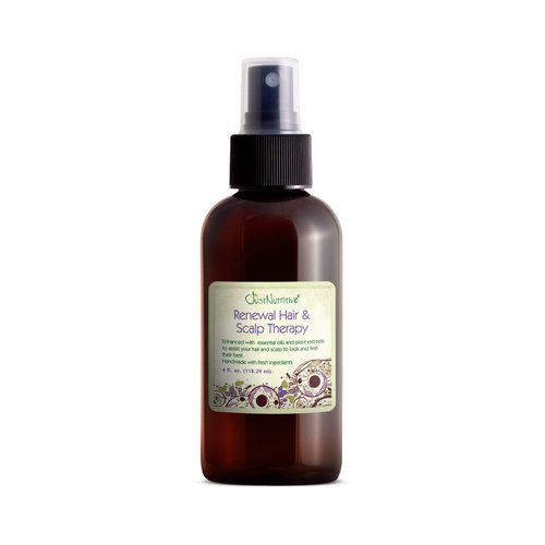 Alopecia Renewal Hair Loss Treatment | Renewal Hair & Scalp Therapy | Nutritive ingredients Penetrate to Sooth | Just Nutritive | 4 Fl Oz