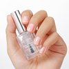 Gellen Clear Top Coat for Regular Nail Polish with Organic Calcium, Quick Air Dry Long Lasting No Wipe Glossy Nail Top Coat for Nail Manicure Salon Home, Chip Resistant, No UV Light Needed, 15ml