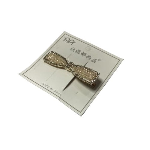 Generic Lucky Rudra Designer Hair Clips For Girls and Women Pack of 12 Pcs Cream