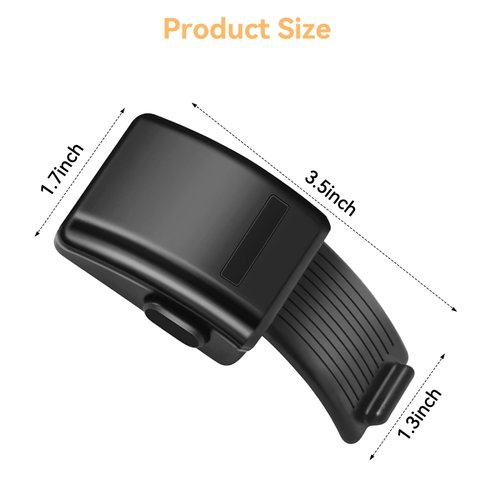 VSTM Updated Oven Lock Child Safety, Baby Proofing Oven Door Lock Kit for Toddlers, Heat-Resistant PC Material Oven Safety Locks for Babies (1 Pack, Black)