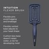 Fromm Professional Intuition Flexer Wet & Dry Detangling Vent Brush in Blue, Gentle Hair Detangler & Massage Brush Smooths Frizz & Flyaways, Glides Through Medium to Thick Hair, Easy to Clean
