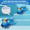 Super Wings Transformer Toys, 5 in Jerome Airplane Transformer Figures Toys, 2 in 1 Mode Rescue Bots Action Figure Toys for 3-5 Year Old Boys Girls, Fun Plane Toys for Toddlers Kids Age 3 4 5 6 7