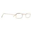 Skeleteen Old Man Costume Glasses - Rectangular Granny Dress Up Eyeglasses for Kids - 1 Pair