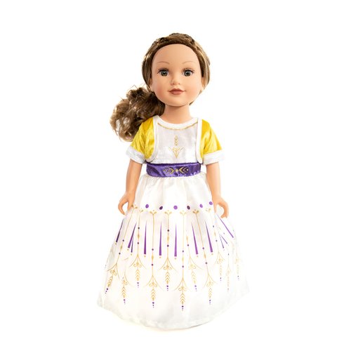 Little Adventures Alpine Harvest Princess Doll Dress - Doll Not Included - Machine Washable Child Pretend Play and Party Doll Clothes with No Glitter