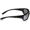 Crossfire 263 Infinity Premium Safety Glasses, Silver Mirror Lens - Shiny Black Frame