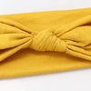 DRESHOW 4 Pack Headbands for Women Bow Knotted Hair Band Facial Cloth Rabbit Ears Running Sport Elastic Hair Wrap