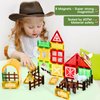 VANLINNY Magnetic Tiles Farm,Animal Magnet Toys for Toddlers-Kids Magnetic Building Blocks STEM Toys for Ages 3-8,Constrution Sets Educational Toys-Coolest Xmas Birthday Gifts for Boys and Girls