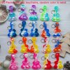 20 Packs Rainbow Bulk Music Mini Pop Guitar Bubble Fidget Keychain Gift for Holiday Kids Boys Girls Beach Party Favors and Classroom Student Prize