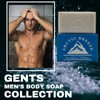 Gents Variety Men's Body Soaps - Moisturizing Bar Soap for Men, Smell Fresh and Clean, Washing Hands & Body, All Skin Types for Bath and Shower (Sandalwood Spice & Arctic Breeze 2 Pack)