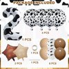 Cow Print Birthday Party Balloons,40 Inch Big Cow Print Mylar Foil Number 2 Balloon for Kids 2nd Birthday Party Supplies,Cow Themed Western Cow Print Balloons Party Decoration