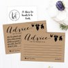 25 Rustic New Mommy or Parent Advice Cards For Baby Shower Game Activities Ideas, Expecting Words of Wisdom Message for Parent To Be Boy Girl Co-Ed Couples Gender Reveal Keepsake Alternative Guestbook