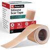 Medical-Grade Silicone Scar Tape Roll (1.6" x 118") Silicone Scar Sheets Keloid Bump Removal - Reusable Silicone Tape Scar Removal Strips, Scar Tape for Surgical Scars, C Section Scar Silicone Strips