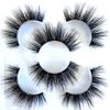 Sunniess False Eyelashes 8D Faux Mink Lashes 100% Handmade Reusable Natural Look Fake Eye lashes Cat-Eye Fluffy Wispy Lashes Dramatic Long Thick Volume Soft Lashes Packs (8d14)
