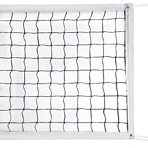 Volleyball Nets, Professional Volleyball Net, Portable Volleyball Replacement Net for Backyard Schoolyard Sports Beach Swimming Pool, Indoor/Outdoor Volleyball Net Set, 32FTX3FT, Poles Not Included
