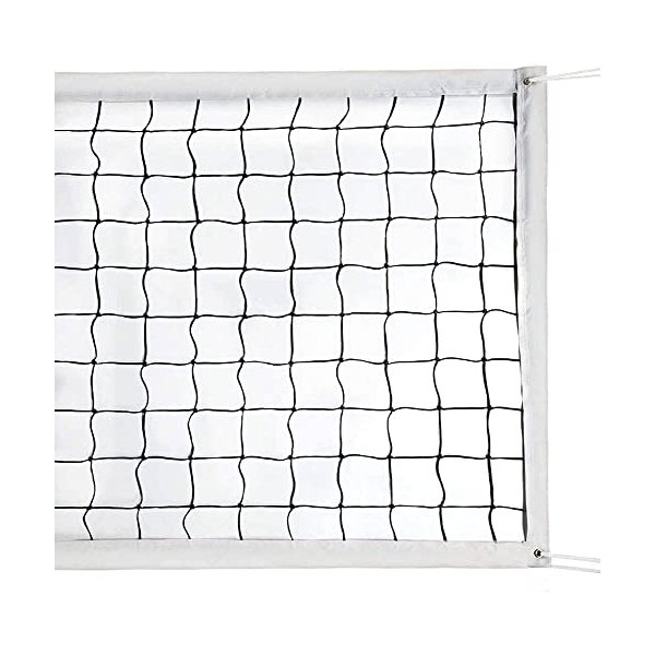 Volleyball Nets, Professional Volleyball Net, Portable Volleyball Replacement Net for Backyard Schoolyard Sports Beach Swimming Pool, Indoor/Outdoor Volleyball Net Set, 32FTX3FT, Poles Not Included