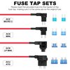 Pelsee Dash Cam Hardwire Kit, Full Set Hard Wire Kit Fuse for P1 Duo Dash Cam Only, 12V-24V to 5V Car Dash Camera Charger Power Cord, 4 Fuse Cable and Installation Tool