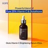 IOPE Gluta Vitamin C Brightening Serum - 25% Pure Vitamin C and 1,000ppm Glutathione, Anti-Aging, Reduces Dark Spots, Korean Skincare, 0.78oz.