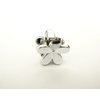 Generic Micro mini extra tiny metalic colored flower acrylic hair claw clip (Clip quantity: 6 Clips, Primary color: Gold)
