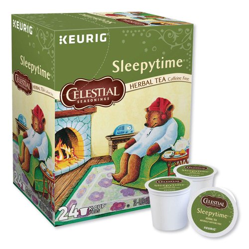 Celestial Seasonings Sleepytime Herbal Tea, Single-Serve Keurig K-Cup Pods, 24 Count