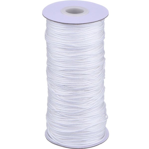 Outus 109 Yards/Roll White Braided Lift Shade Cord for Aluminum Blind Shade, Gardening Plant and Crafts(1.8 mm)