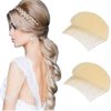 ericotry Hair Comb, 2PCS Charming Bump It Up Volume Inserts Hair Decoration Comb Sponge Foam Do Beehive hair styler Insert Tool (Beige, Nylon)