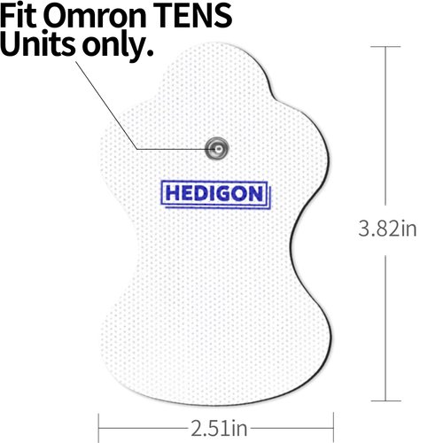 Durable Compatible with Omron Tens Unit Replacement Pads 3Pairs（6PCS） Electrotherapy Pads for Pain Relief Reusable Pads Brand: HEDIGON