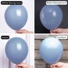 PartyWoo Dusty Blue Balloons, 50 pcs 12 Inch Purplish Boho Blue Balloons, Slate Blue Balloons for Balloon Garland or Arch as Party Decorations, Birthday Decorations, Baby Shower Decorations, Blue-F16