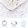 Meibite Crystal Clear Flatback Rhinestones, Glass Rhinestones for Nail Art and Craft, Glue Fix, Loose Crystal Gemstones(Crystal, SS10, 1440pcs, 2.7-2.8mm)