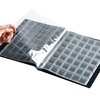420 Pockets Coin Albums - 28x29 mm/1.1x1.1 inch Pocket Black Coin Book 10 Pages Coin Collection Holder Letter Size Coin Storage Book CS0242BK