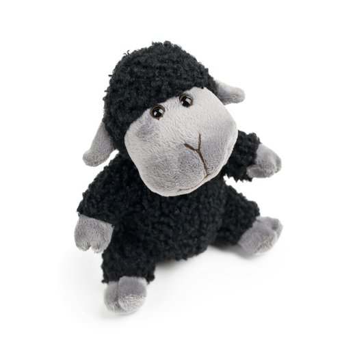 BABY FRANKIEZHOU Sheep Lamb Plush, Soft Cute Black Lamb Plush Toy, Children's Sheep Plush Toys, Gifts Children Sitting Position 6.5inch