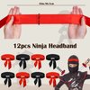 Lorfancy 72 Pcs Ninja Party Favors Supplies Kids Ninja Toys Headbands Slap Bracelets Stickers Keychains Accessories Boys Ninja Samurai Birthday Party Decorations Goodie Bag Fillers Gifts