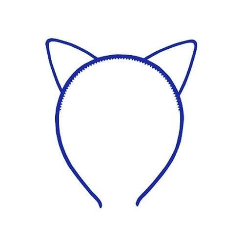 Galepromot 2Pcs Blue Simple Comfortable Plastic Cat Ears Headband Women's Headbands, Women's Fashion Headbands, Headbands