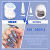 MEKK Mini UV Light for Gel Nails UV Light for Nails Innovative One Finger UV LED Nail Lamp 16W UV Nail Lamp Portable LED Nail Lamp Professional Nail Dryer for Nail Art Tools(Blue)