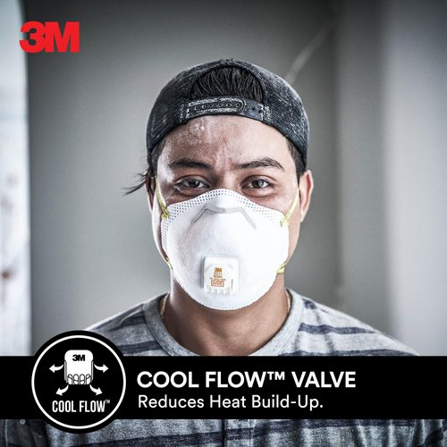 MMM8511 - Particulate Respirator w/Cool Flow Exhalation Valve