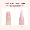 Saviland Acrylic Nail Kit Starter: Clear Pink Nude Acrylic Nail Kit Acrylic Powder & Monomer Acrylic Nail Liquid Acrylic Nail Brush Nail Files Forms Press On Nails Kits Acrylic Set Home Practice