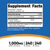 Nutricost Vitamin C with Rose HIPS 1025mg, 240 Capsules - Vitamin C 1,000mg, Rose HIPS 25mg, Premium, Non-GMO, Gluten Free Supplement