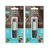 RED by Kiss Quick Cover Root Touch Up Stick Type 2PCS Water-Resistant Temporary Gray Concealer Cover Up Brush for Hair and Beard (Medium Brown)