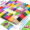 Air Dry Clay for Kids,Modeling Clay Kit 51 Colors with Sculpting Tools,Model Magic Clay, Arts and Crafts Gift for Birthdays & Holidays Boys Girls Ages 3-12