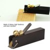 Mini Wood Planer Hand Tool, Pocket Plane 3 inch Wood Ebony Plane Hand Plane Wood Trimming Plane DIY Woodcraft Gadgets w/Planer Blade and Metal Fixer for Woodworking, Wood Planing Surface Smoothing