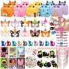 DMIGHT Cat Party Favors for Kids - Cat Themed Birthday Party Supplies Cat Toys Goodie Bag Stuffers Fillers