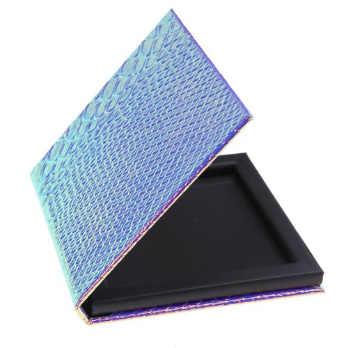 Micro Trader Empty Eyeshadow Makeup Box Magnetic Cosmetics Palette Eye Shadow Fish Scale DIY Storage Tray Small Size