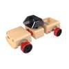Automoblox Collectible Wood Toy Cars and Trucks—Mini T15L Grizzly Pickup (Compatible with other Mini and Micro Series Vehicles), Red, 4.75" x 1.75"