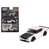 Skyline Kenmeri Liberty Walk RHD (Right Hand Drive) White with Matt Black Hood Limited Edition to 9600 Pieces Worldwide 1/64 Diecast Model Car by Mini GT MGT00702