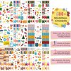 Clever Fox Seasonal Planner Stickers – 600+ Month, Holiday & Seasons Stickers for Your Planner, Monthly Journal & Calendar – 18 Sheets, Set of Stickers & Washi Tape by Clever Fox (Seasonal Pack)